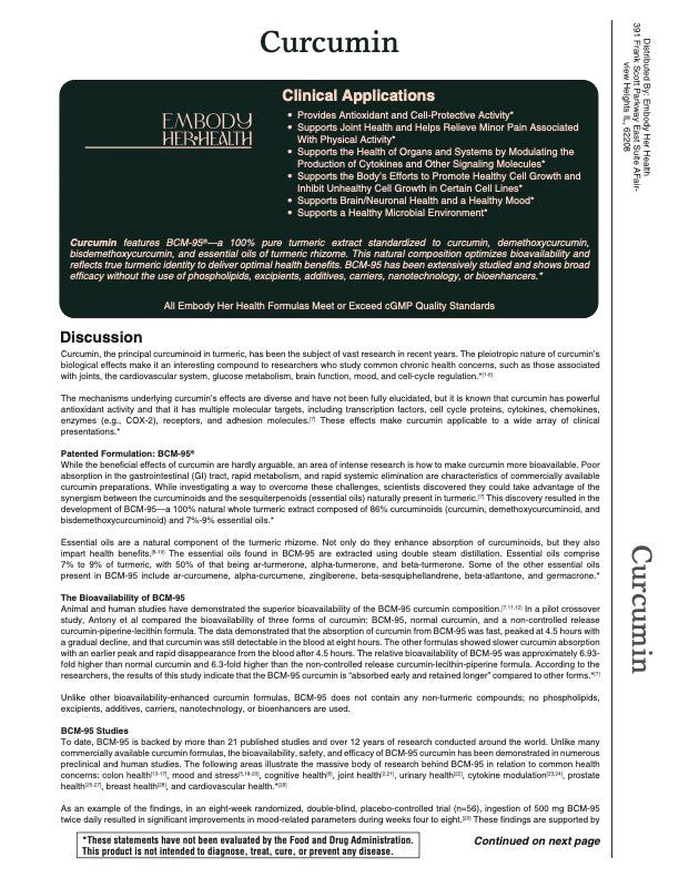 Embody Her Health Curcumin
