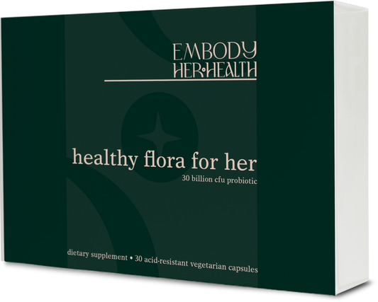 Embody Her Health Healthy Flora for Her Probiotics