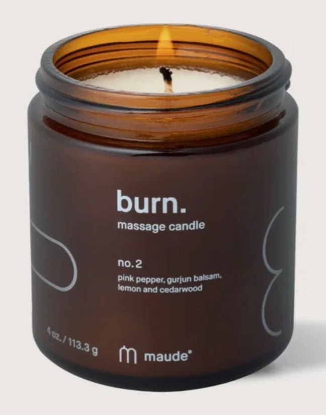 Maude Massage Oil Candle